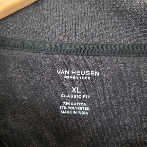 Van Heusen Men's Never Tuck Long-Sleeve Classic Fit Henley - XL - Picture 4 of 5